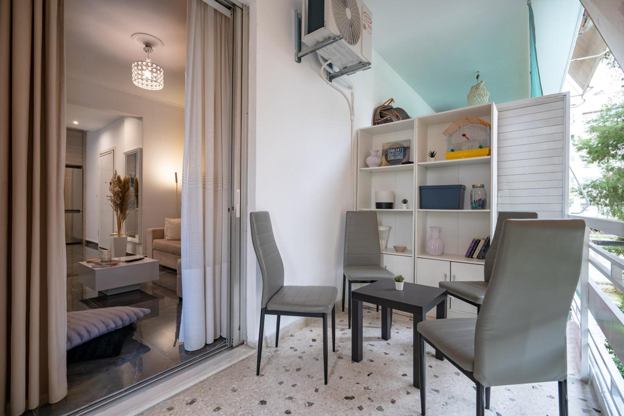 Neo Irakleio Train St. 1 Bedrm 4 Pers. Apartment Atenas Exterior foto